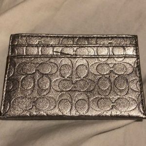 Authentic Coach Business Card Holder